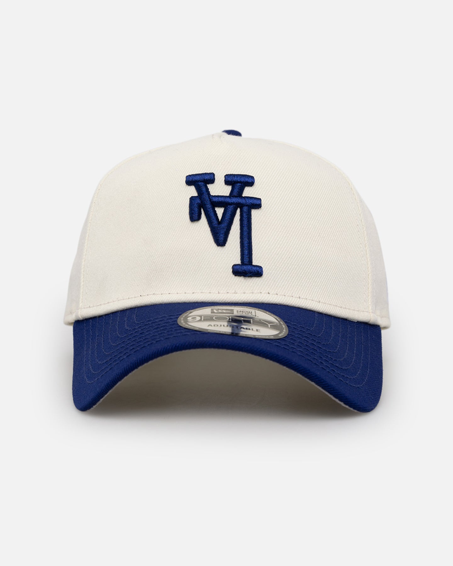 New Era Los Angeles Dodgers 'Upside Down LA Logo' 9FORTY A-Frame Snapback Chrome/Dark Royal、mySite、zt4zffjzw