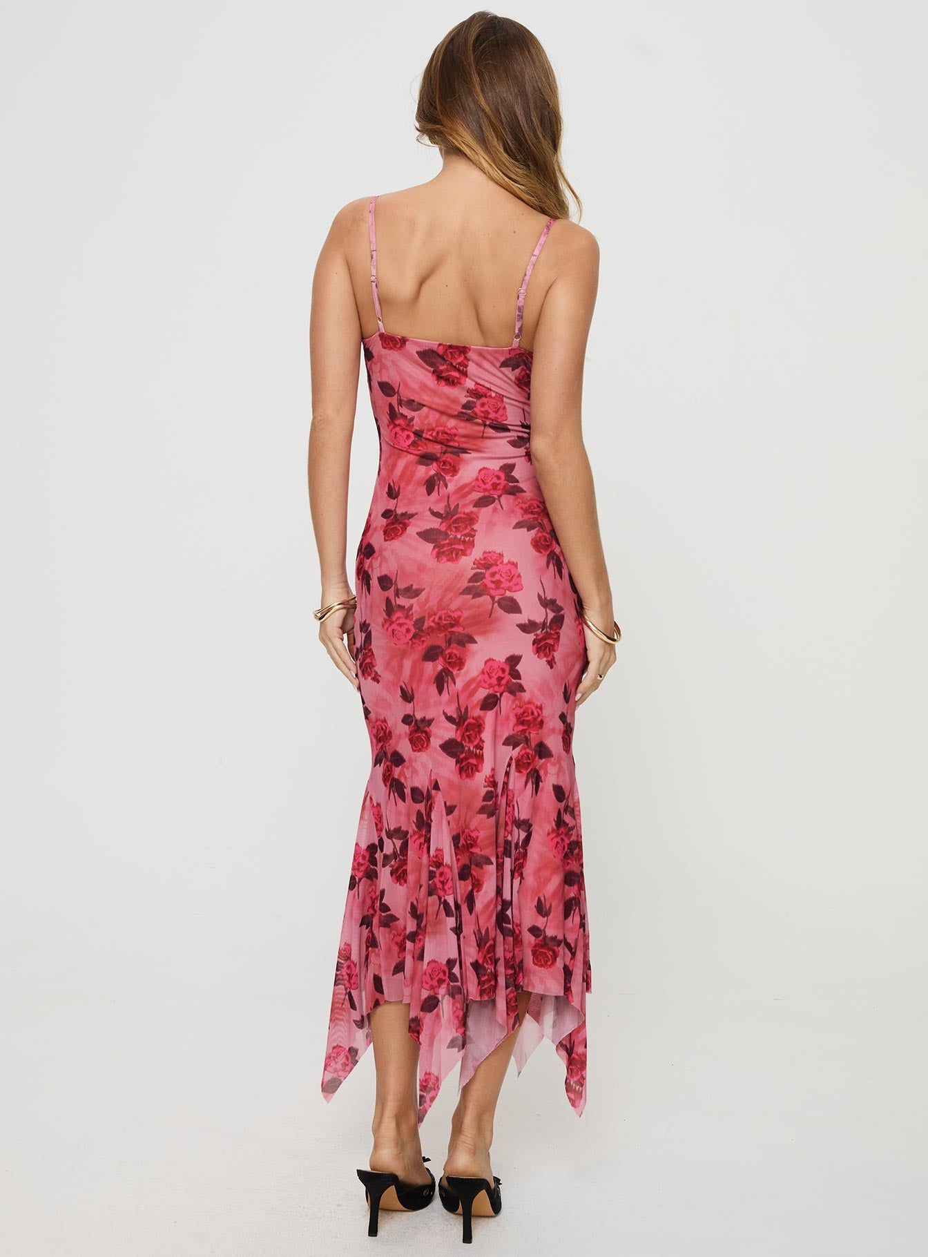 Eirini Maxi Dress Pink Floral、mySite、solidvoid