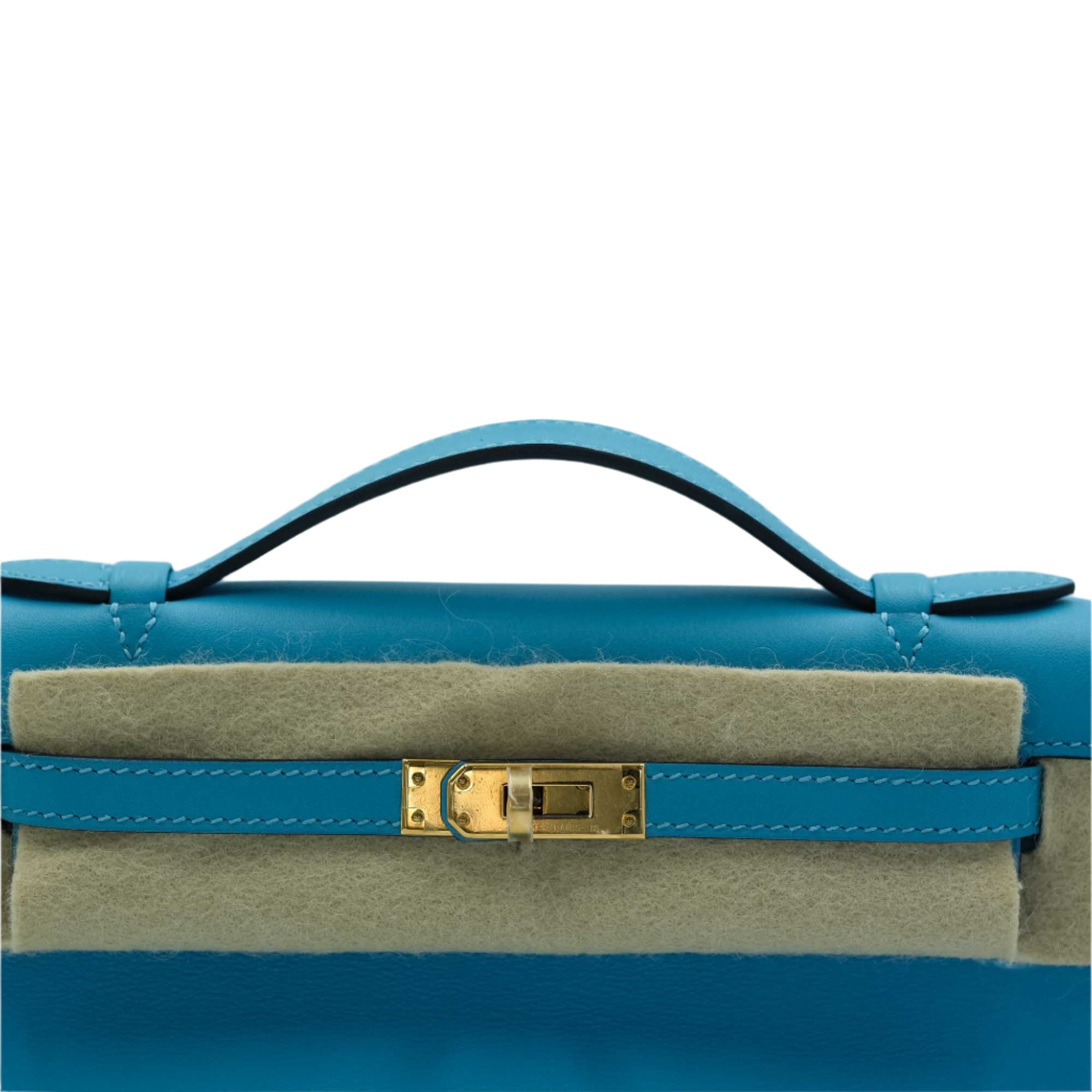 Hermès Kelly Pochette Celeste Swift with Gold Hardware、mySite、garminoutage.com