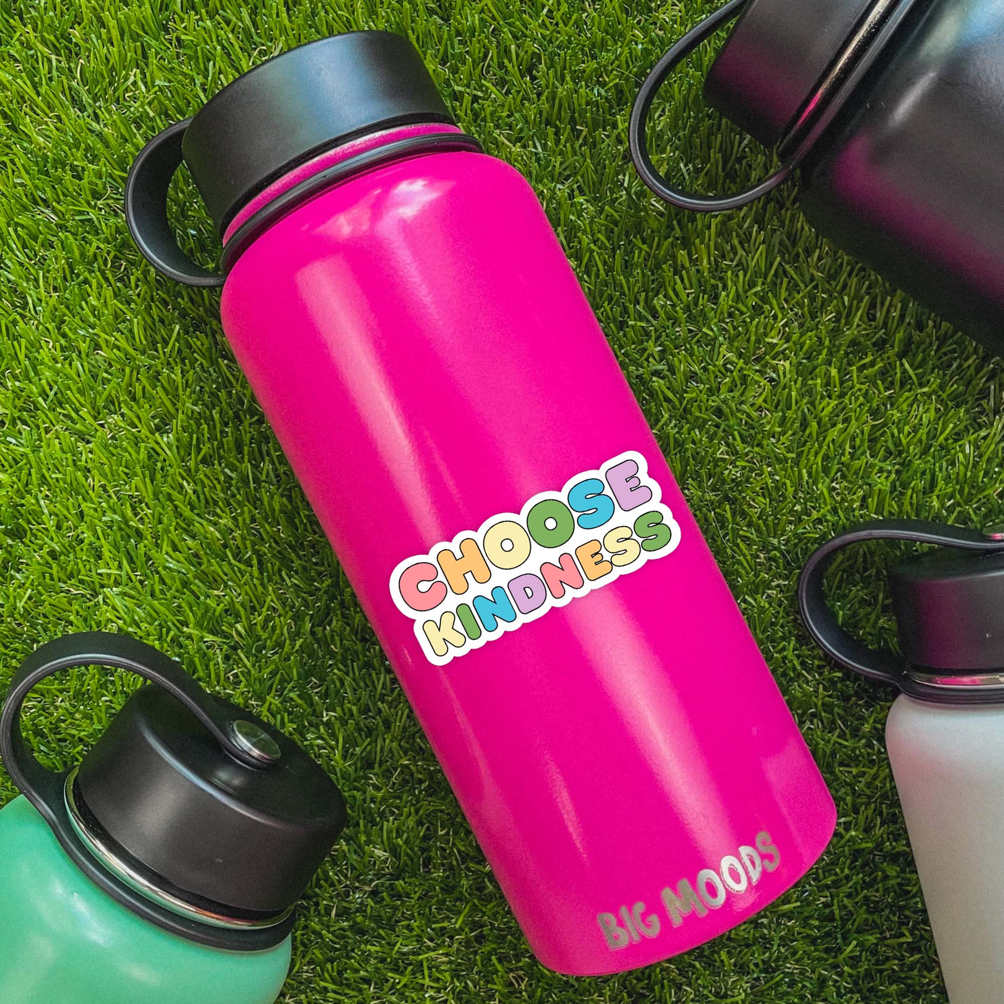  Choose Kindness Bubble Letters - Positivity Sticker、mySite、elrpsem3k