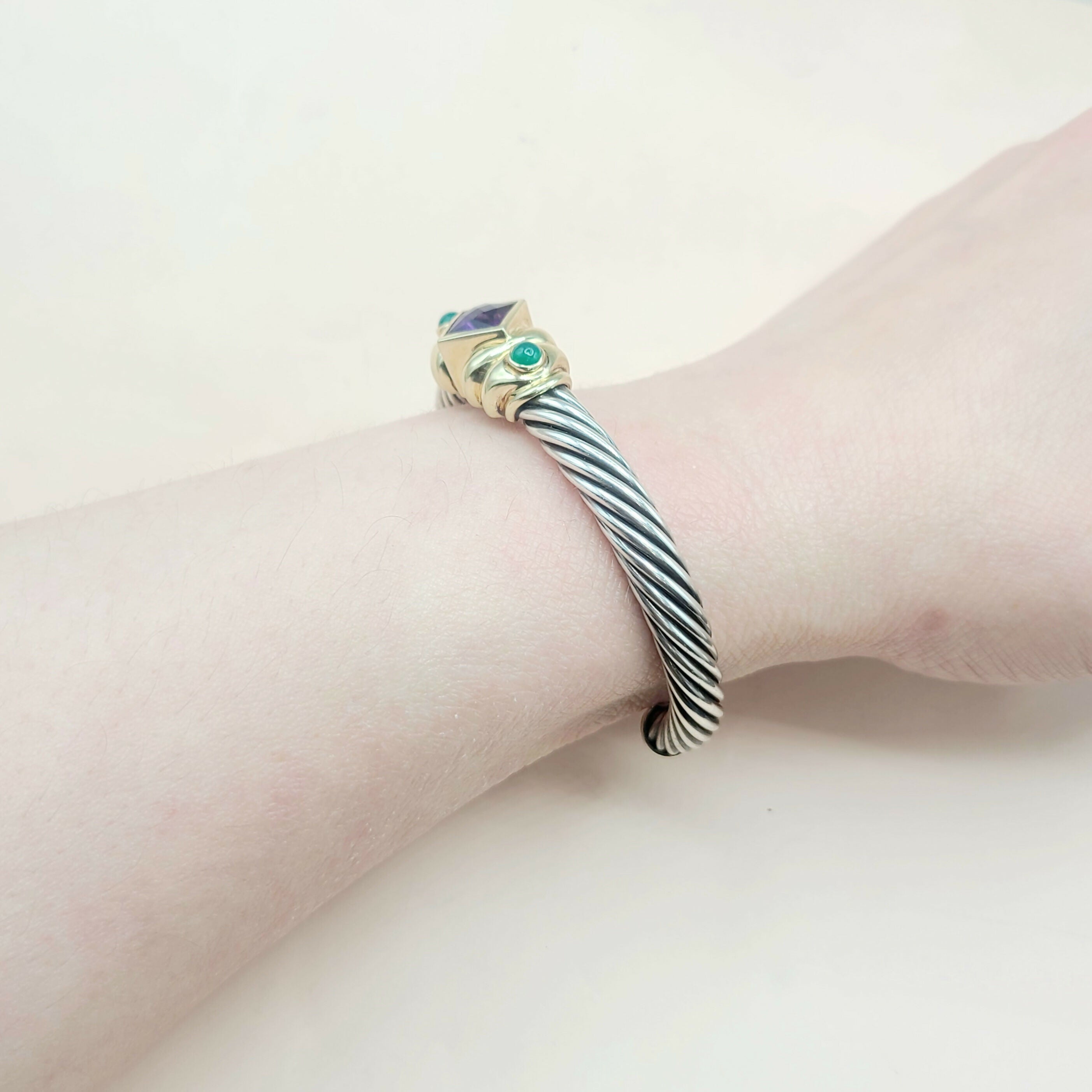 David Yurman Renaissance Bracelet 7mm Amethyst & Onyx、mySite、hinf8tx79