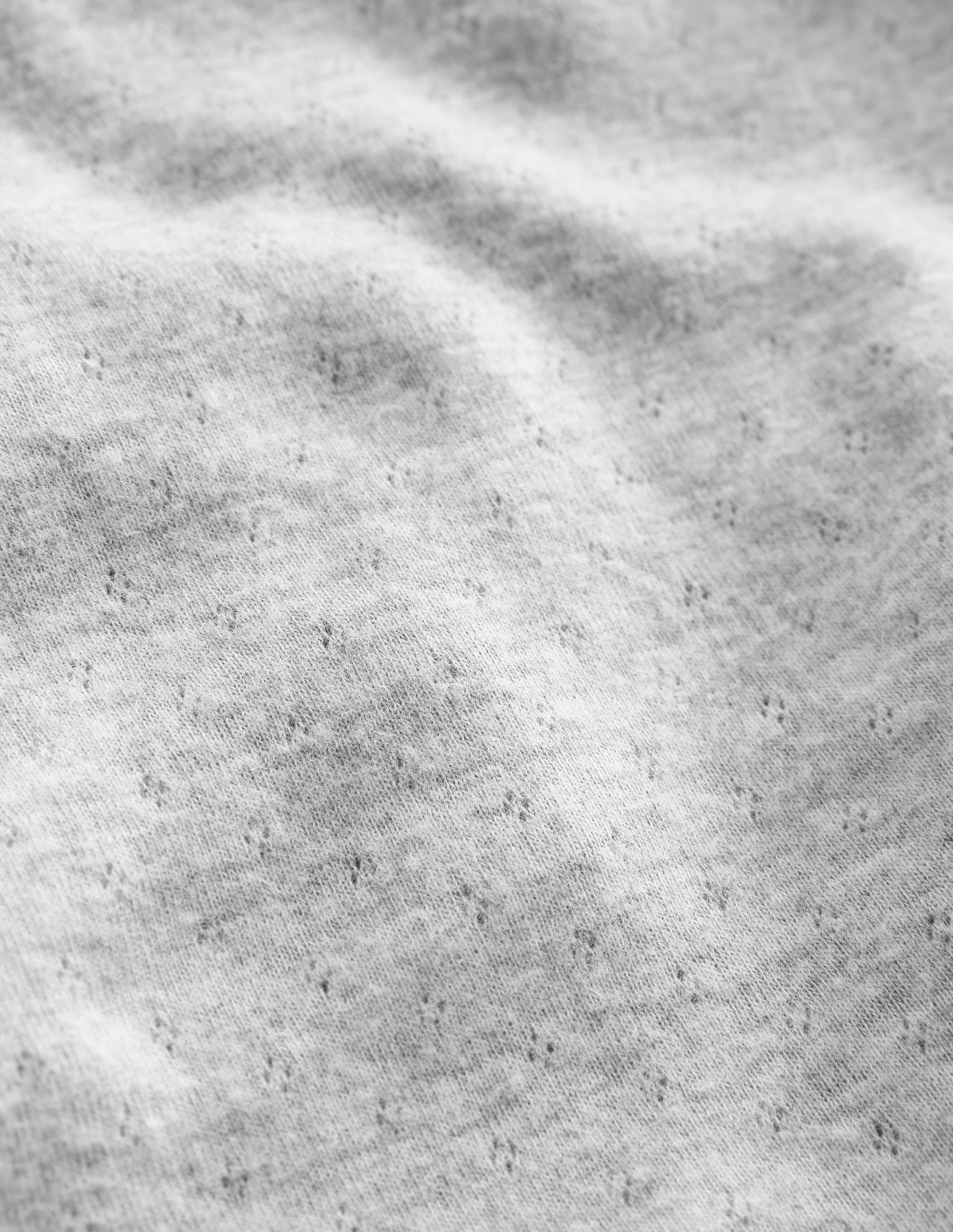  Long Sleeve Pointelle Top-Grey Marl、mySite、ashleygrahame