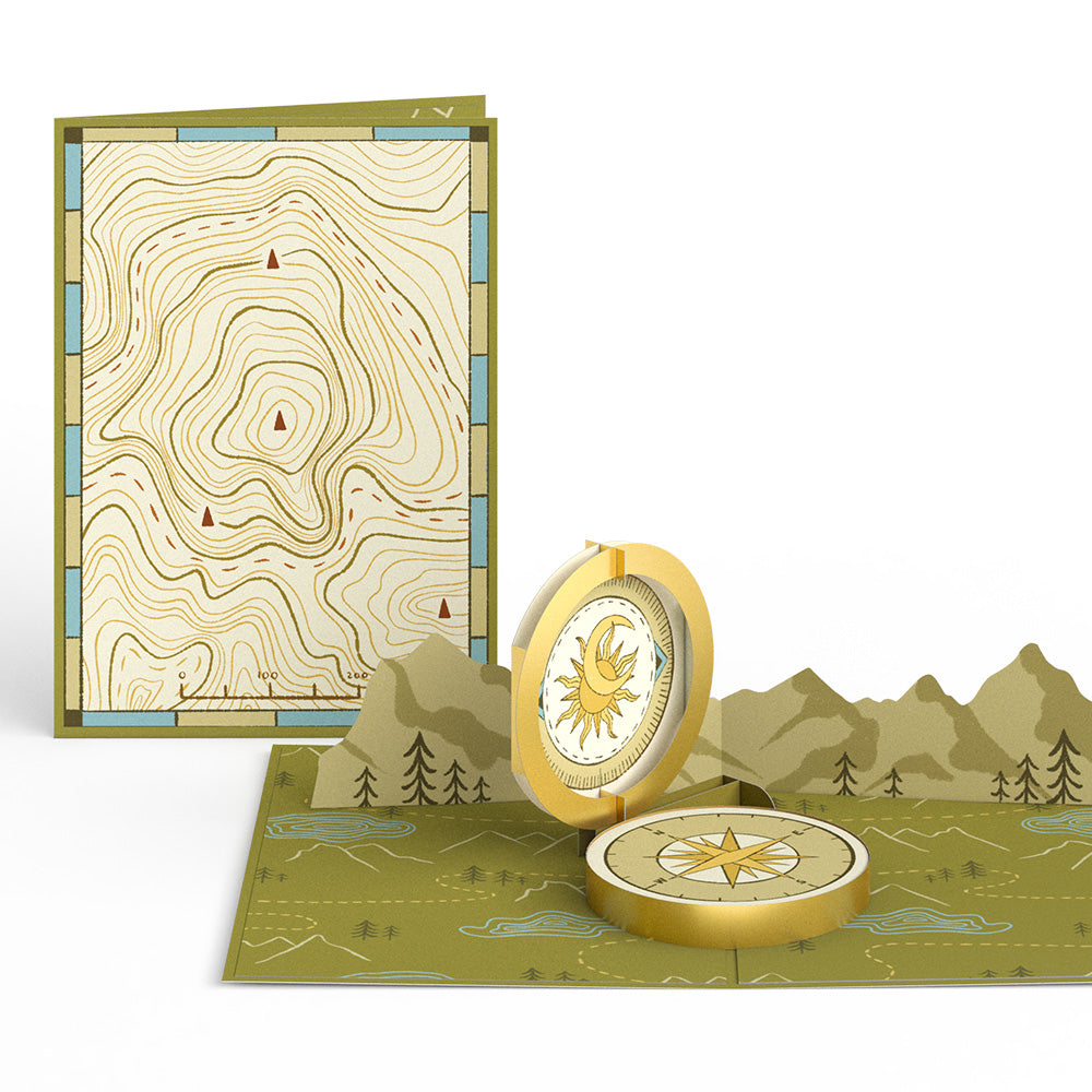 Guiding Compass Pop-Up Card、mySite、solidvoid