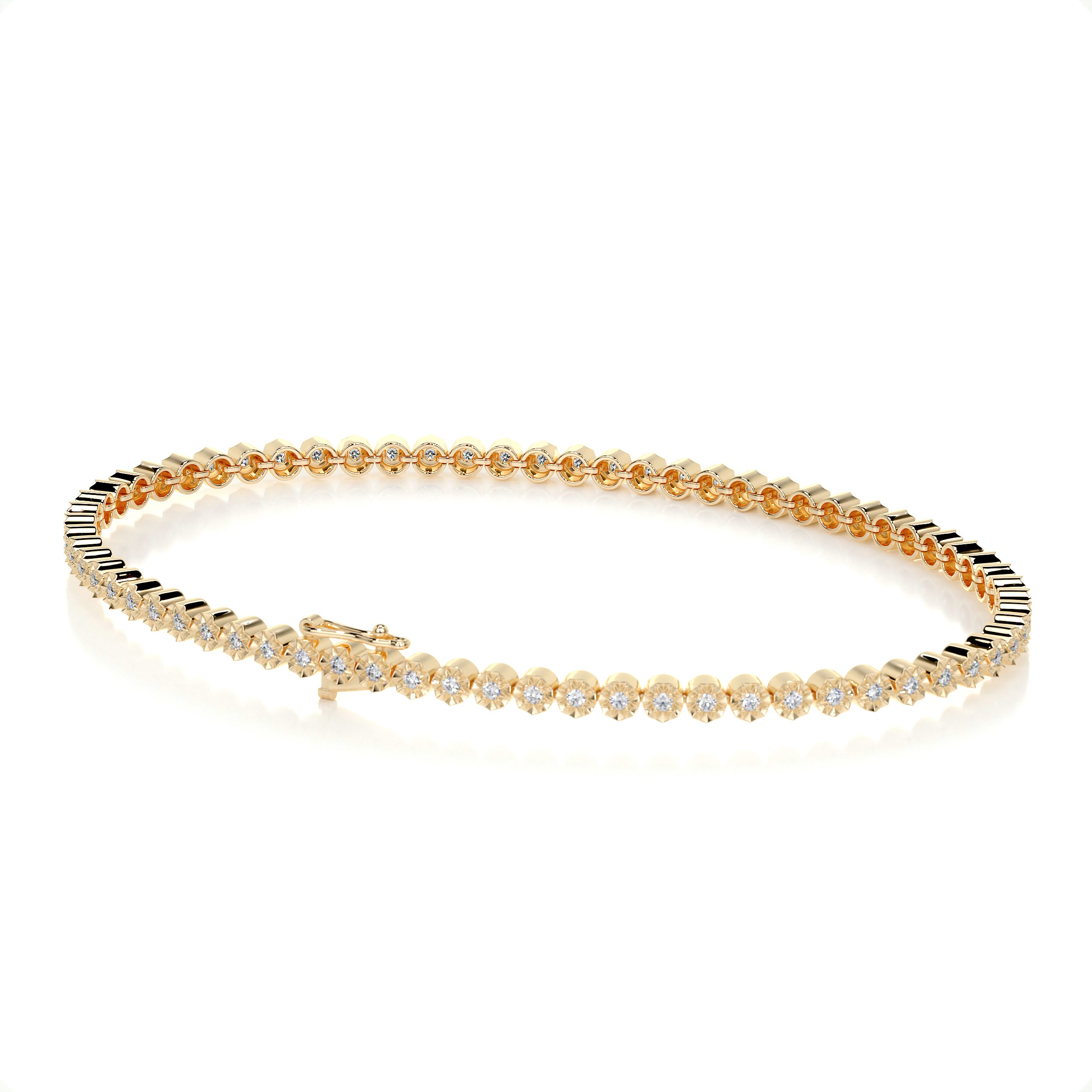 Ingrid Tennis Diamond Bracelet (0.75 Carat) -18K Yellow Gold、mySite、hinf8tx79