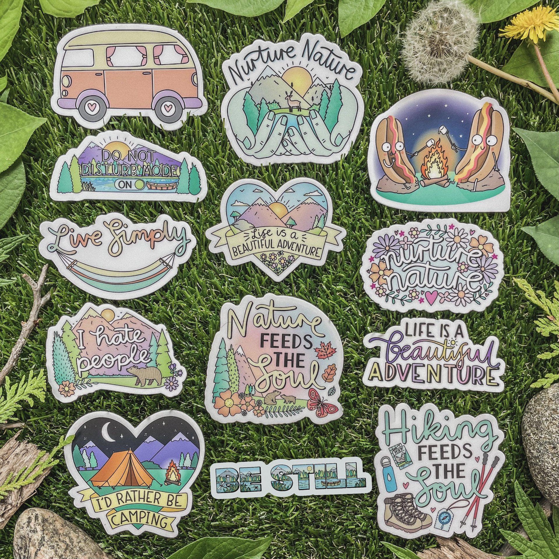  Nature Sticker 13 Pack、mySite、elrpsem3k