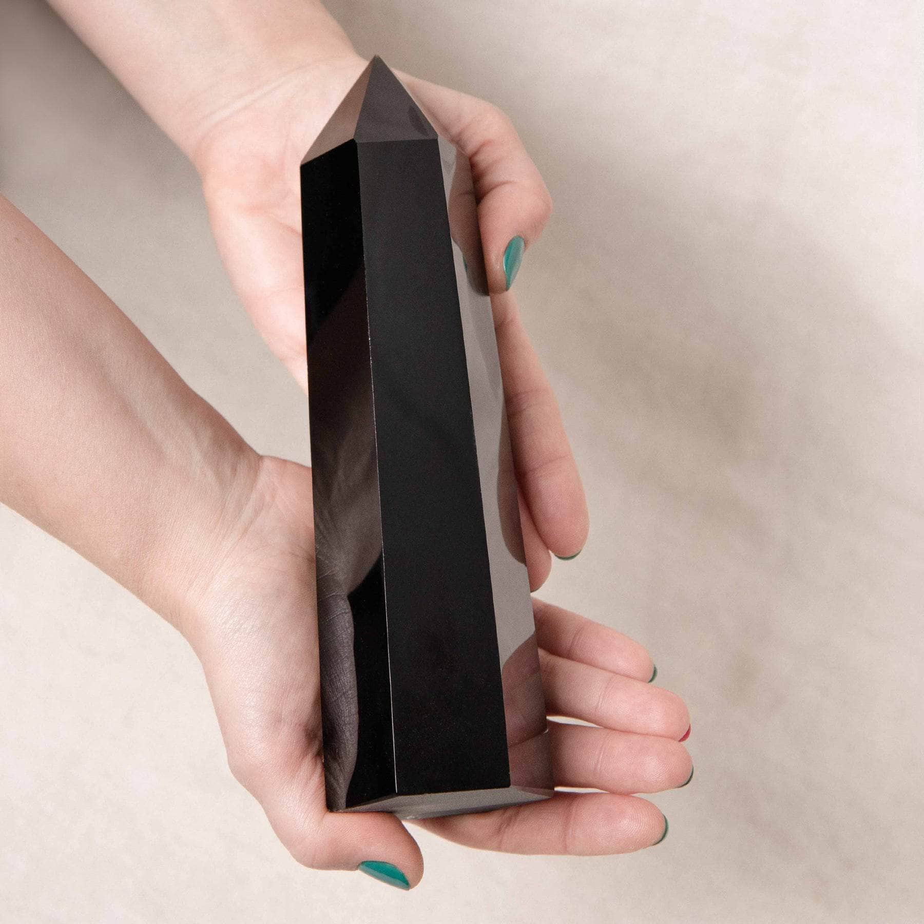 Black Obsidian Obelisk - Large - AAA Premium Quality、mySite、hinf8tx79