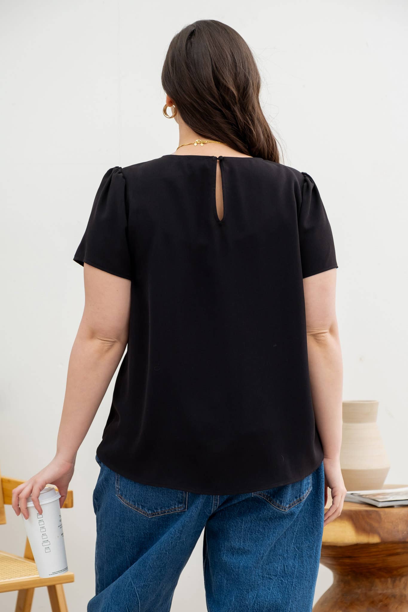 Stacey’s Plus Pleated Blouse、mySite、garagedoors4me