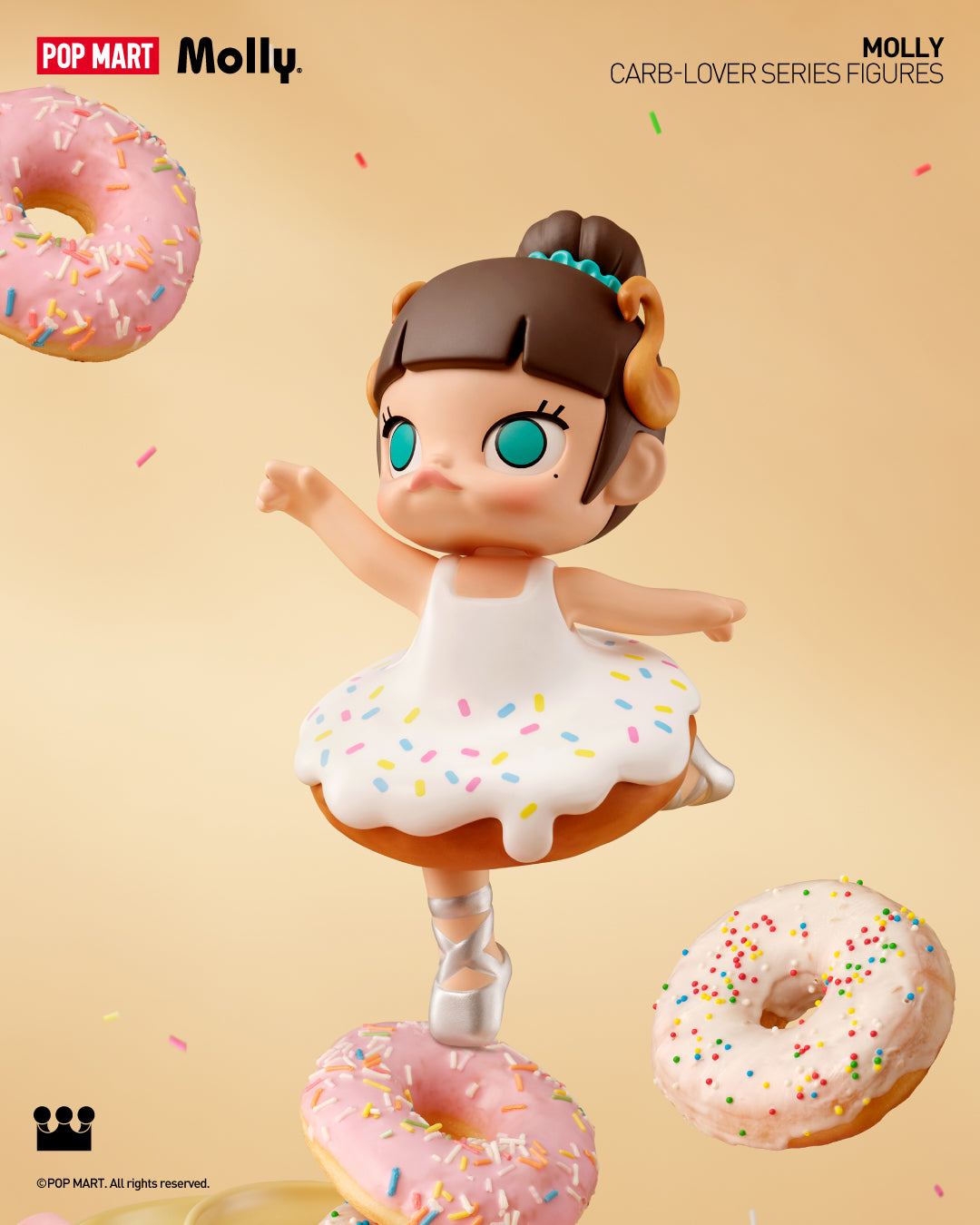  POP MART MOLLY Carb-Lover Series Figures、mySite、greenlandpopulation