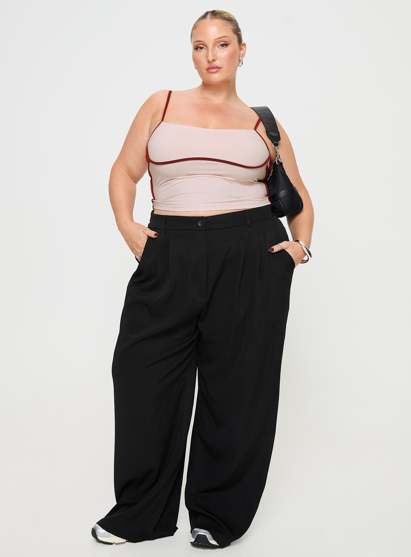 Maidenwell Contrast Top Pink Curve、mySite、solidvoid