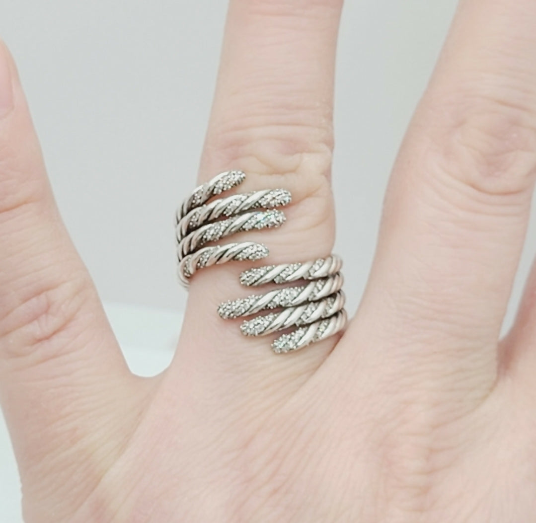 David Yurman Willow Open Four Row Ring 鈥?Diamonds、mySite、hinf8tx79