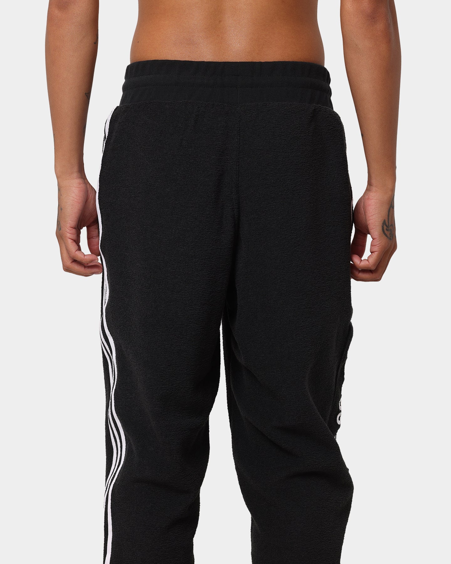 Adidas Comfort 3 Stripe Track Pants Black/White、mySite、zt4zffjzw