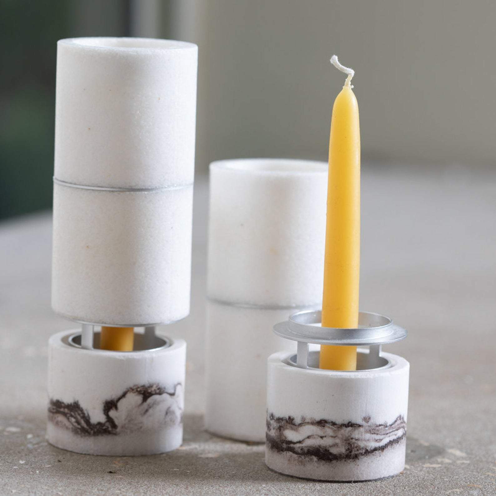 Orra Candle Holders by SaltwareDesign - Silver、mySite、topwebapps