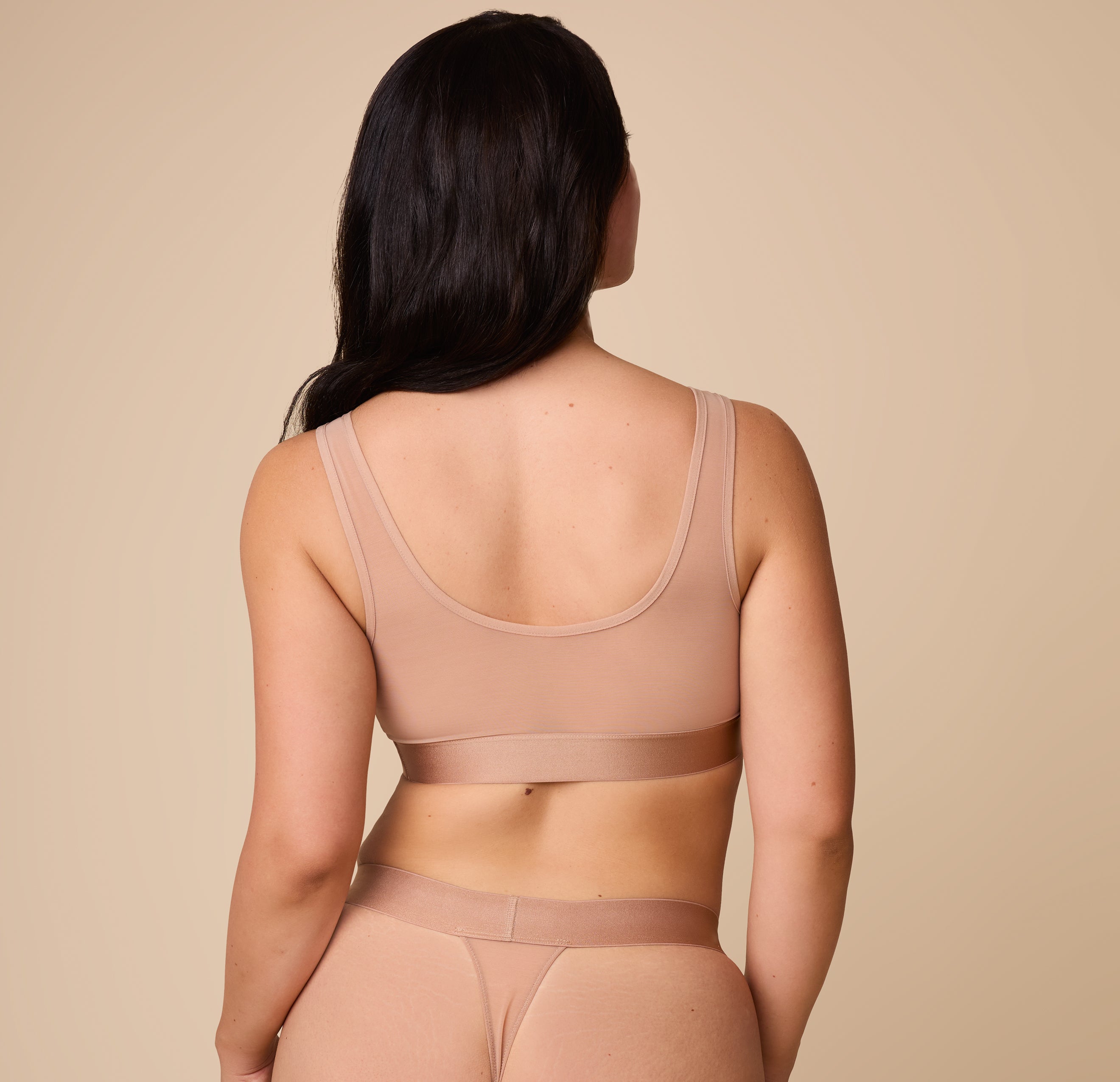 ComfortMesh™ Scoop Bralette - Taupe、mySite、bengalsvssteelers