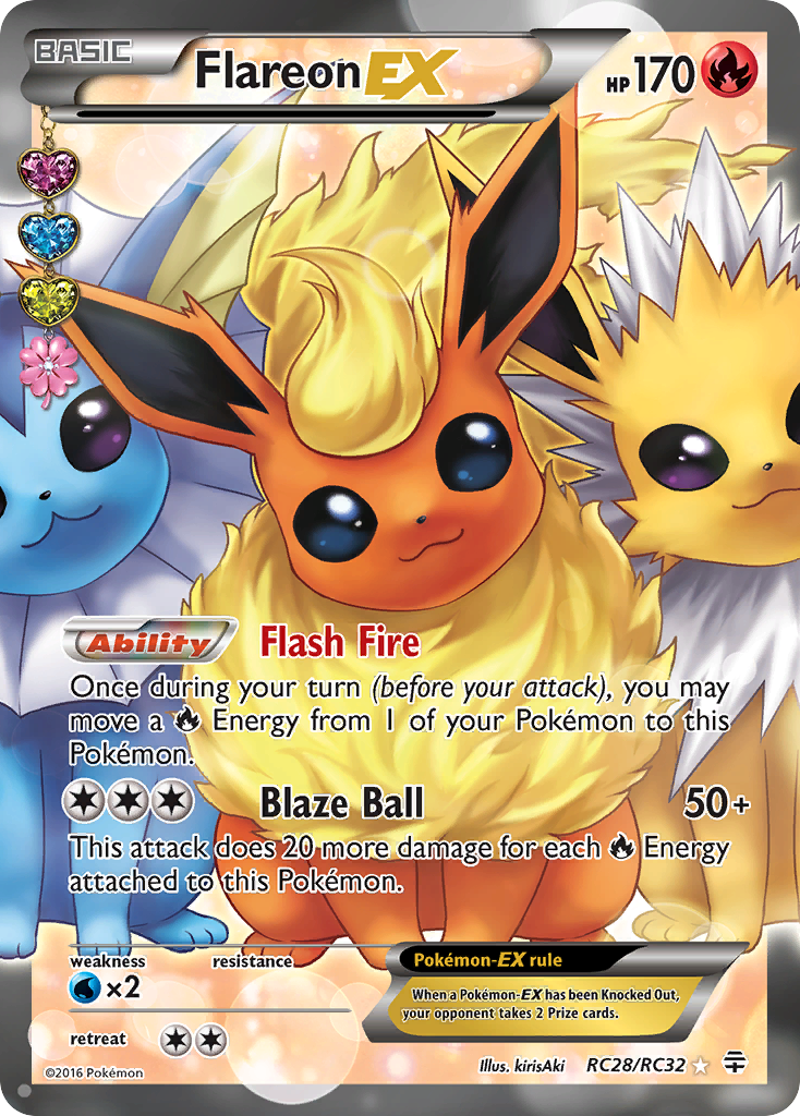 Flareon EX (RC28/RC32) XY: Generations、mySite、waistdrama