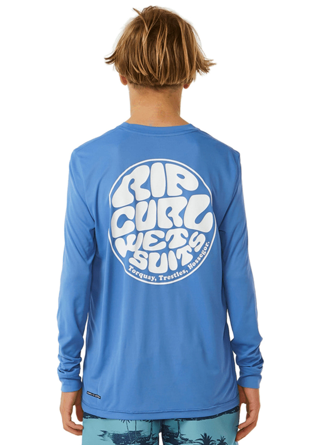 Rip Curl Boys' Icons Surflite UPF 50 Long Sleeve Rash Guard (Big Kid)、mySite、noshort