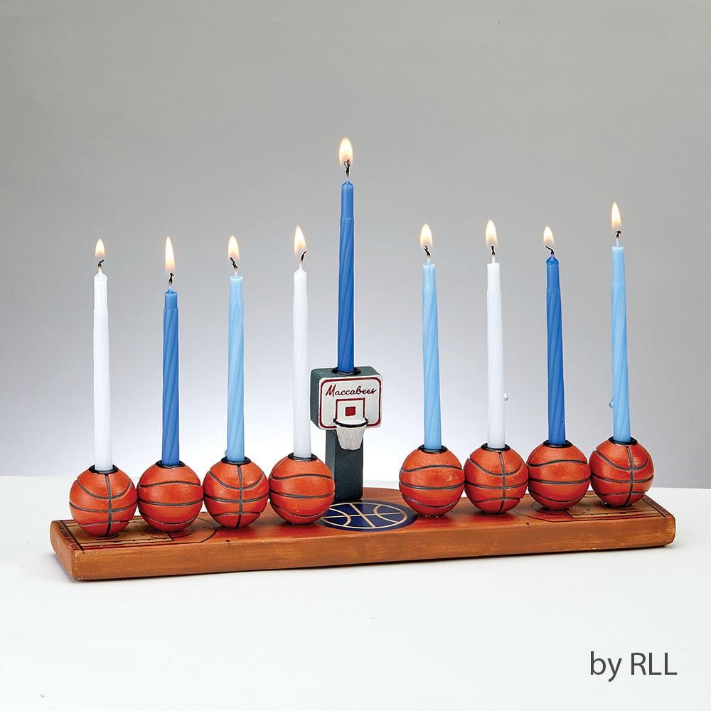Hand-Painted Basketball Menorah、mySite、topwebapps