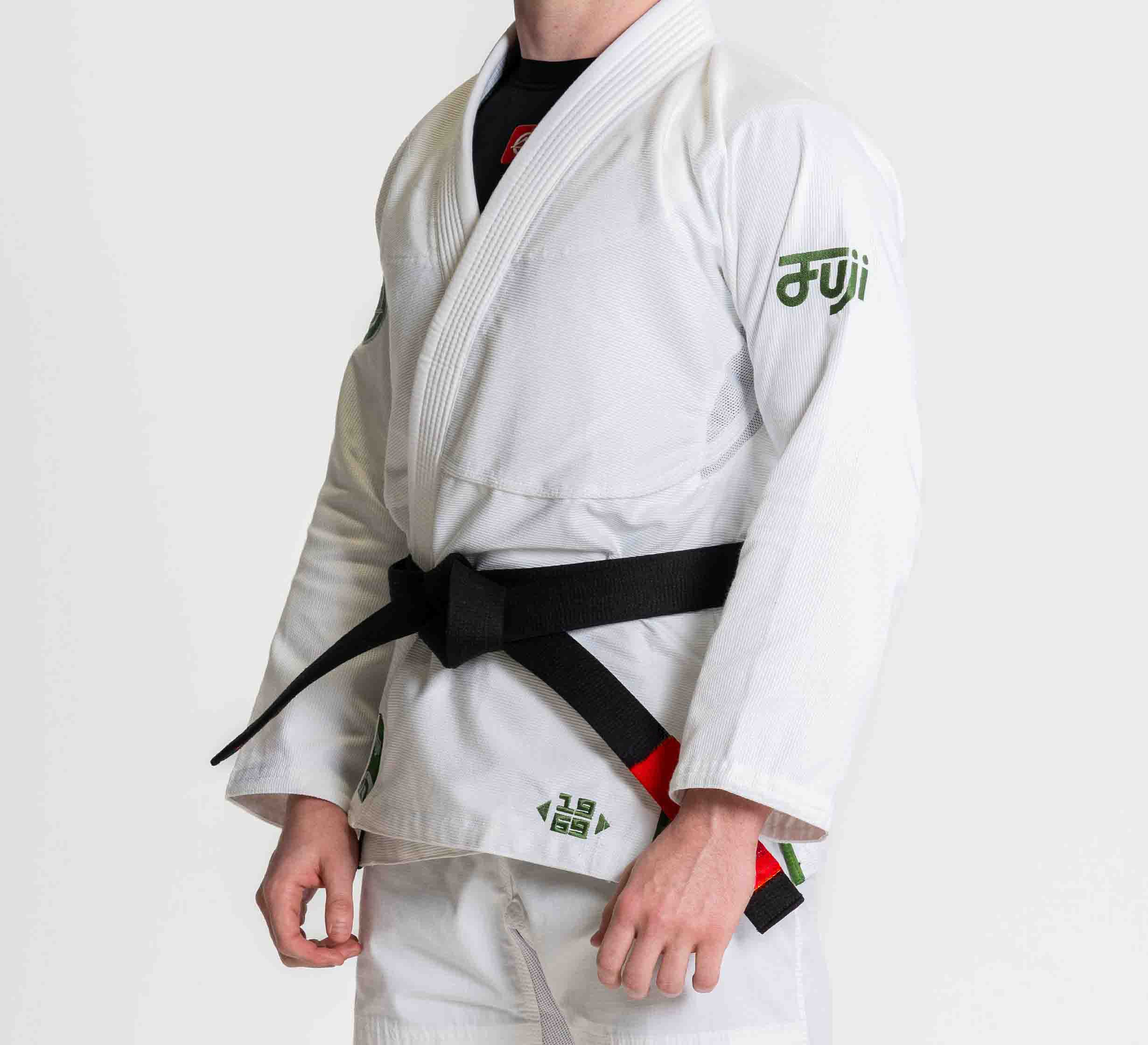 Flow-Tech BJJ Gi White/Green、mySite、gigharbornorthrealestate