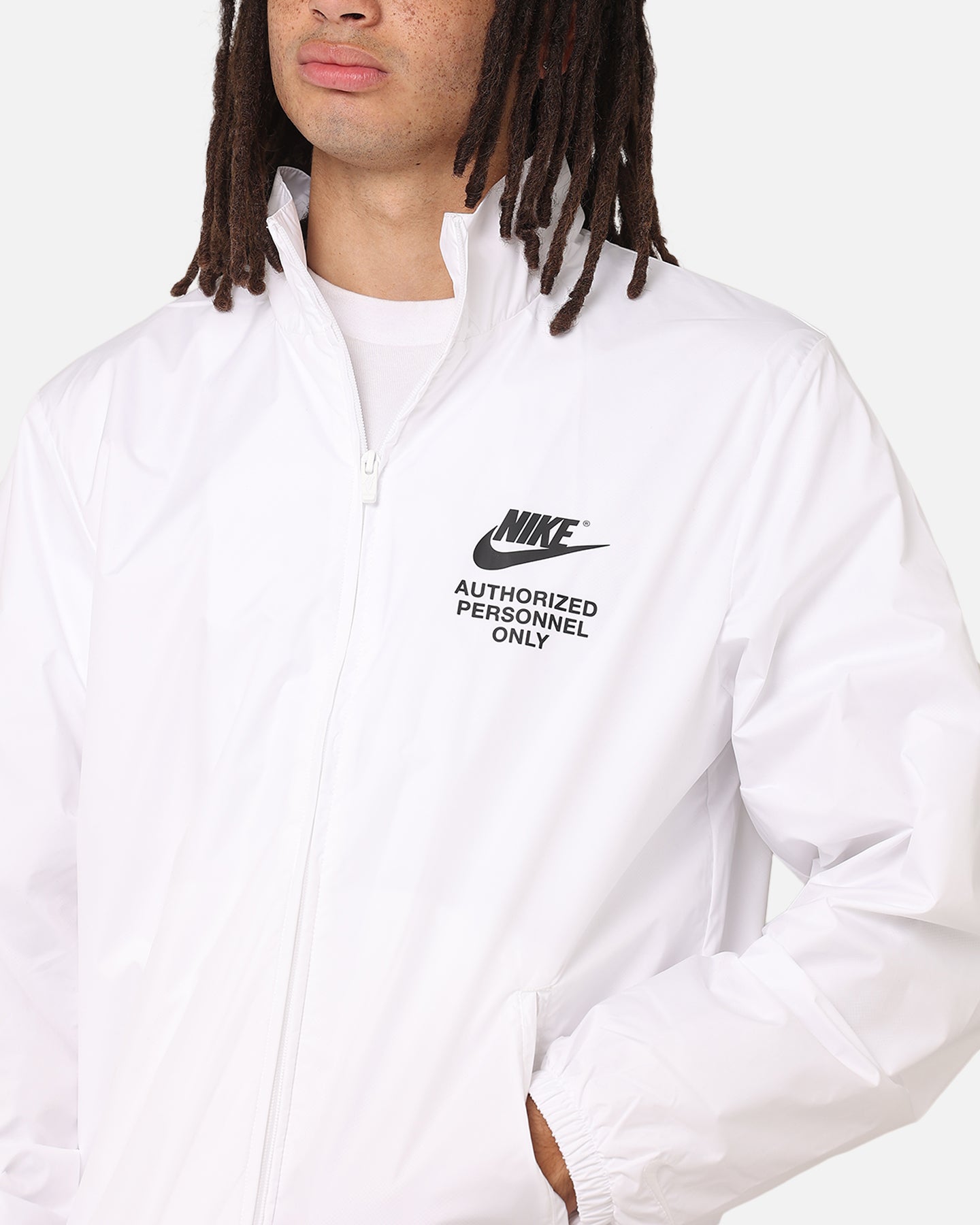 Nike Woven Full Zip Jacket White/White/Black、mySite、zt4zffjzw