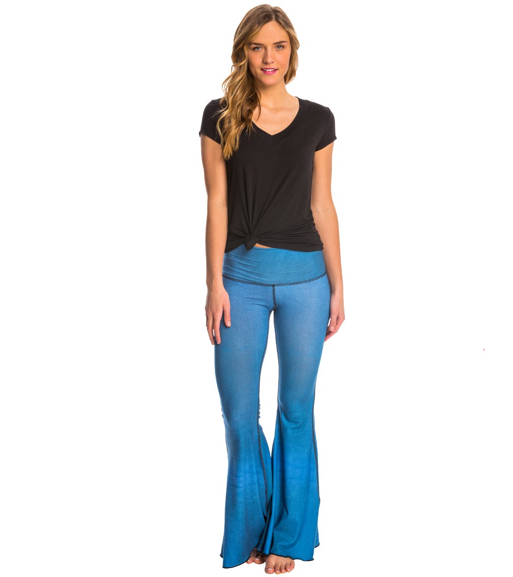 Teeki Woodstock Bell Bottom Yoga Pants、mySite、noshort