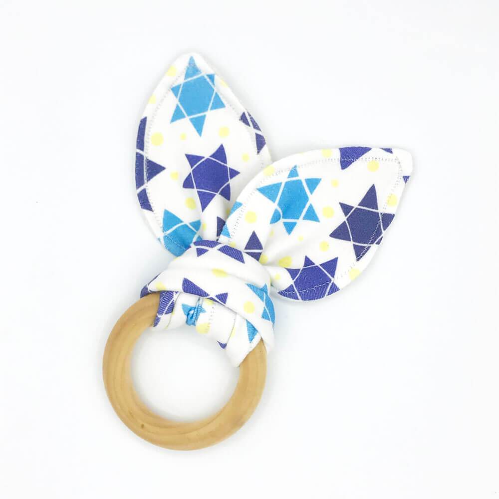 Star of David Teether - Organic Cotton & Organic Maple、mySite、topwebapps