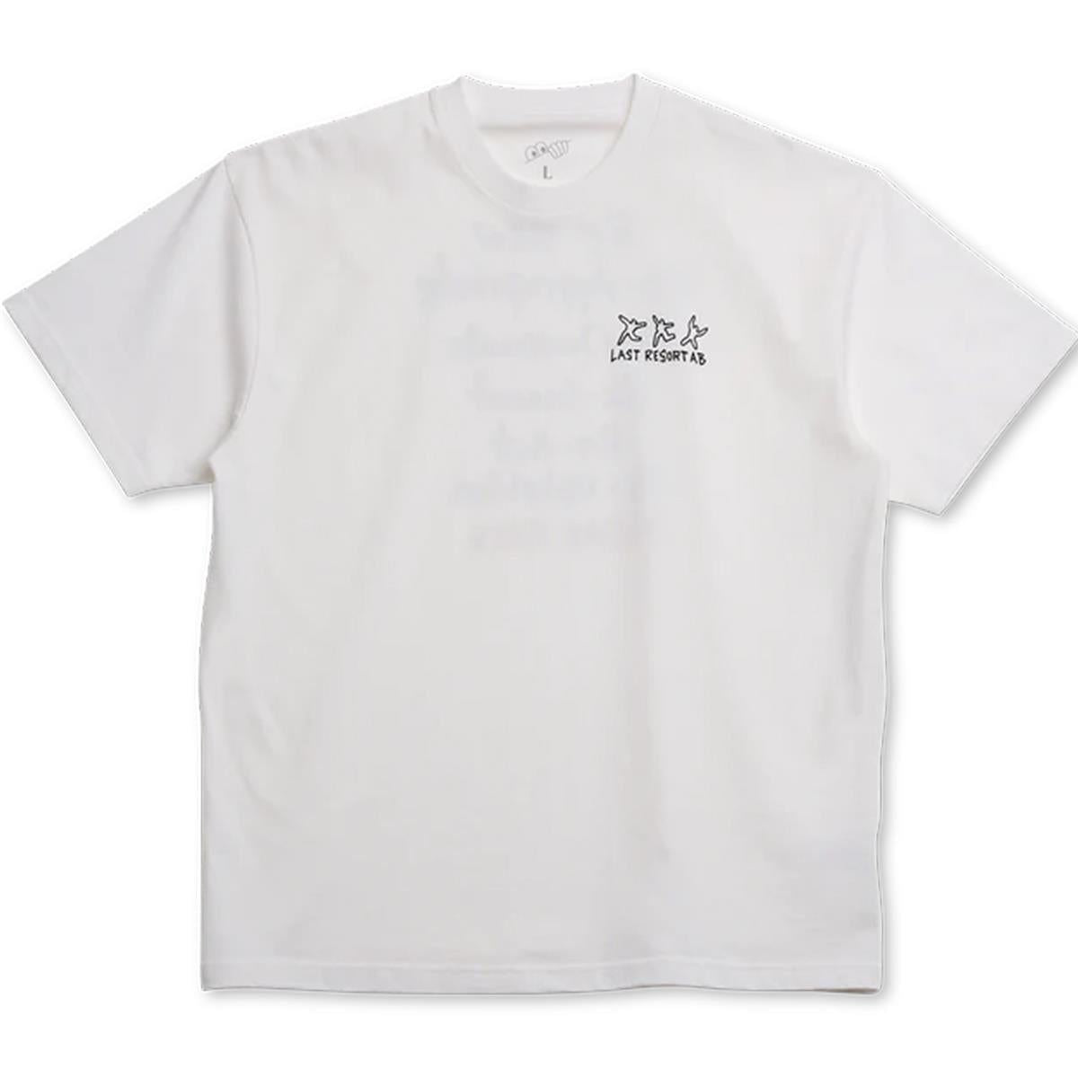  Last Resort AB Message T-Shirt - White、mySite、merchandisen