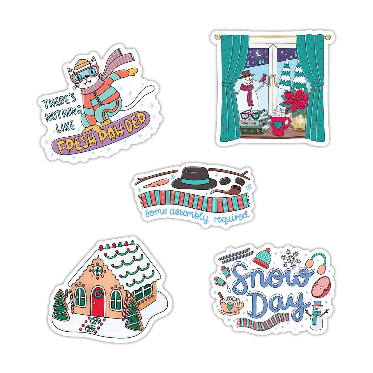  Snowboard & Snowman 5 Pack、mySite、ghnorth