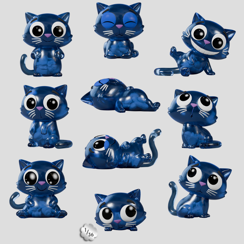  Kaleidos Creative Catscans Blind Box、mySite、greenlandpopulation