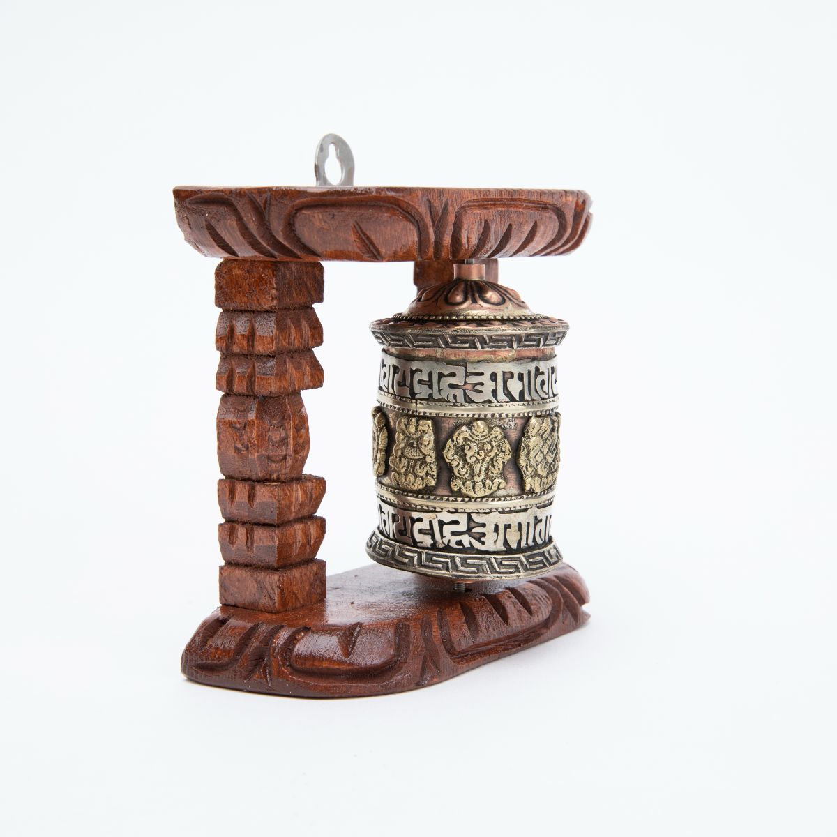 Small Wood Framed Prayer Wheel、mySite、topwebapps