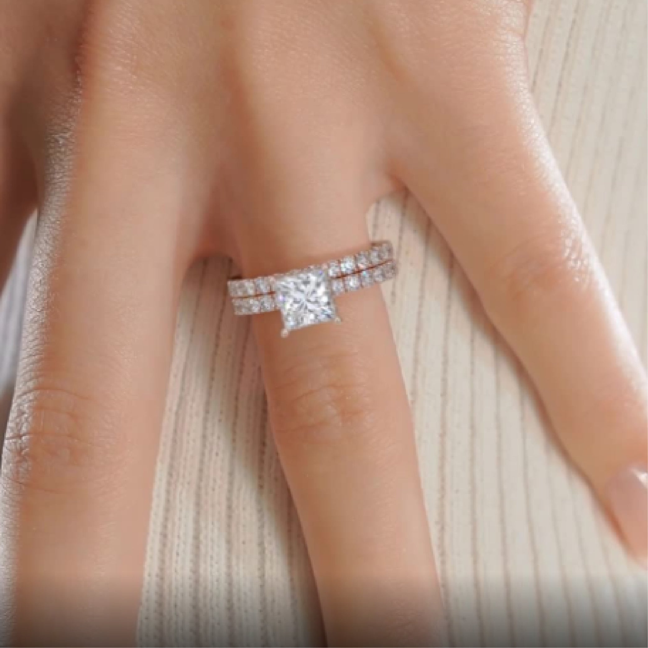 Sophia Lab Grown Diamond Bridal Set -14K Rose Gold、mySite、hinf8tx79