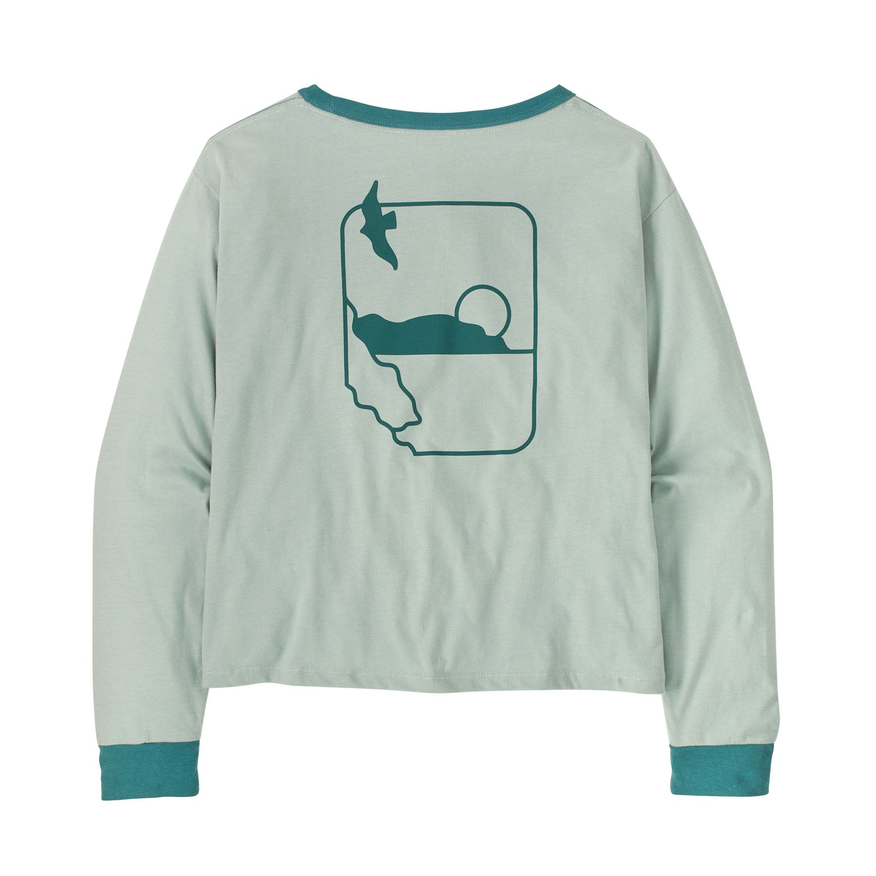 Women's Long-Sleeved Swell Drifter Easy-Cut Organic T-Shirt、mySite、i-lightchina