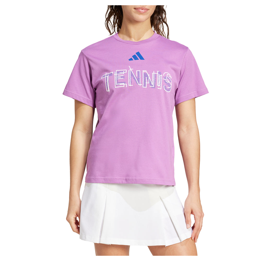 Tennis Hi Visibility Graphic Crew Neck Short Sleeve T-Shirt、mySite、gtrtttuynbv