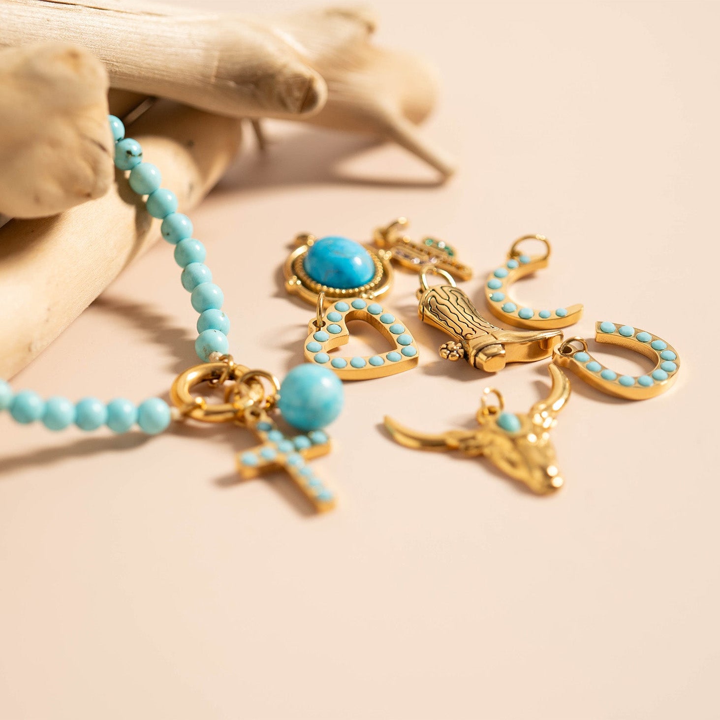 18K Gold PVD Stainless Steel Western Charm Set / BND0071、mySite、dreamappss