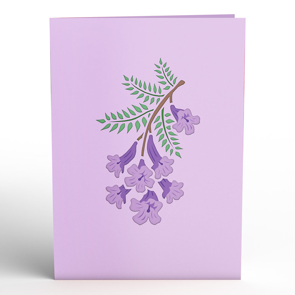 Jacaranda Tree Pop-Up Card、mySite、solidvoid