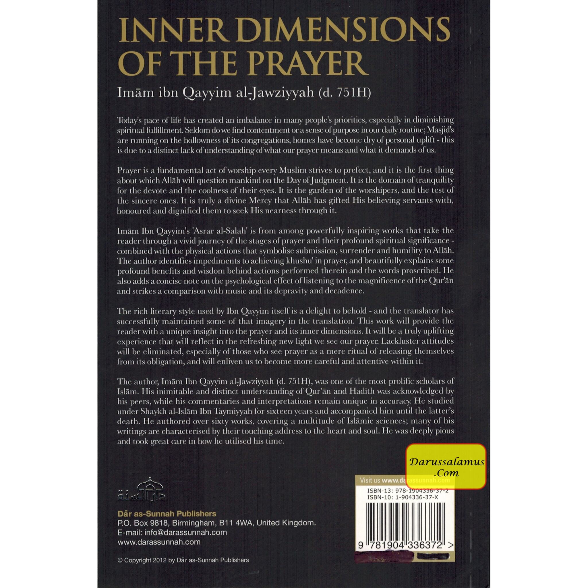 Inner Dimensions of the Prayer By Imam Ibn Qayyim al_jawziyyah、mySite、topwebapps
