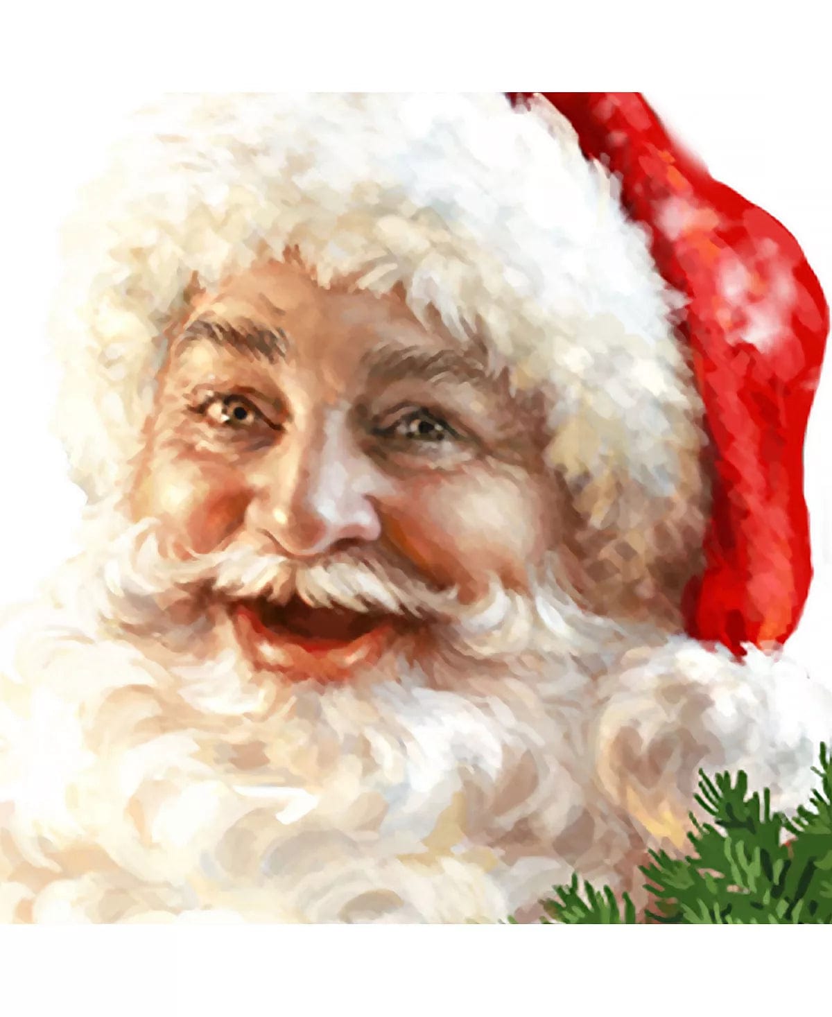 Dona Gelsinger Santa Wreath Wooden Wreath Classic Christmas Decorative Collection、mySite、g9winljtr