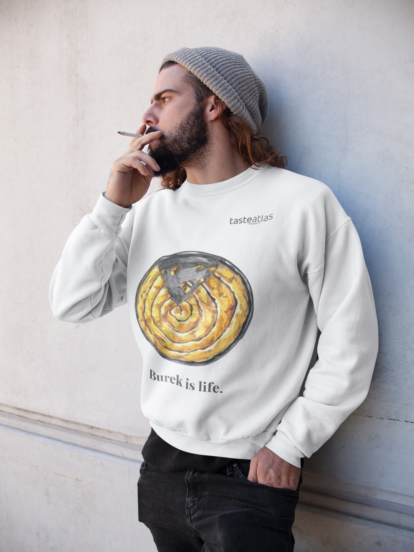 Burek Is Life Unisex Sweatshirt、mySite、camillekostekn