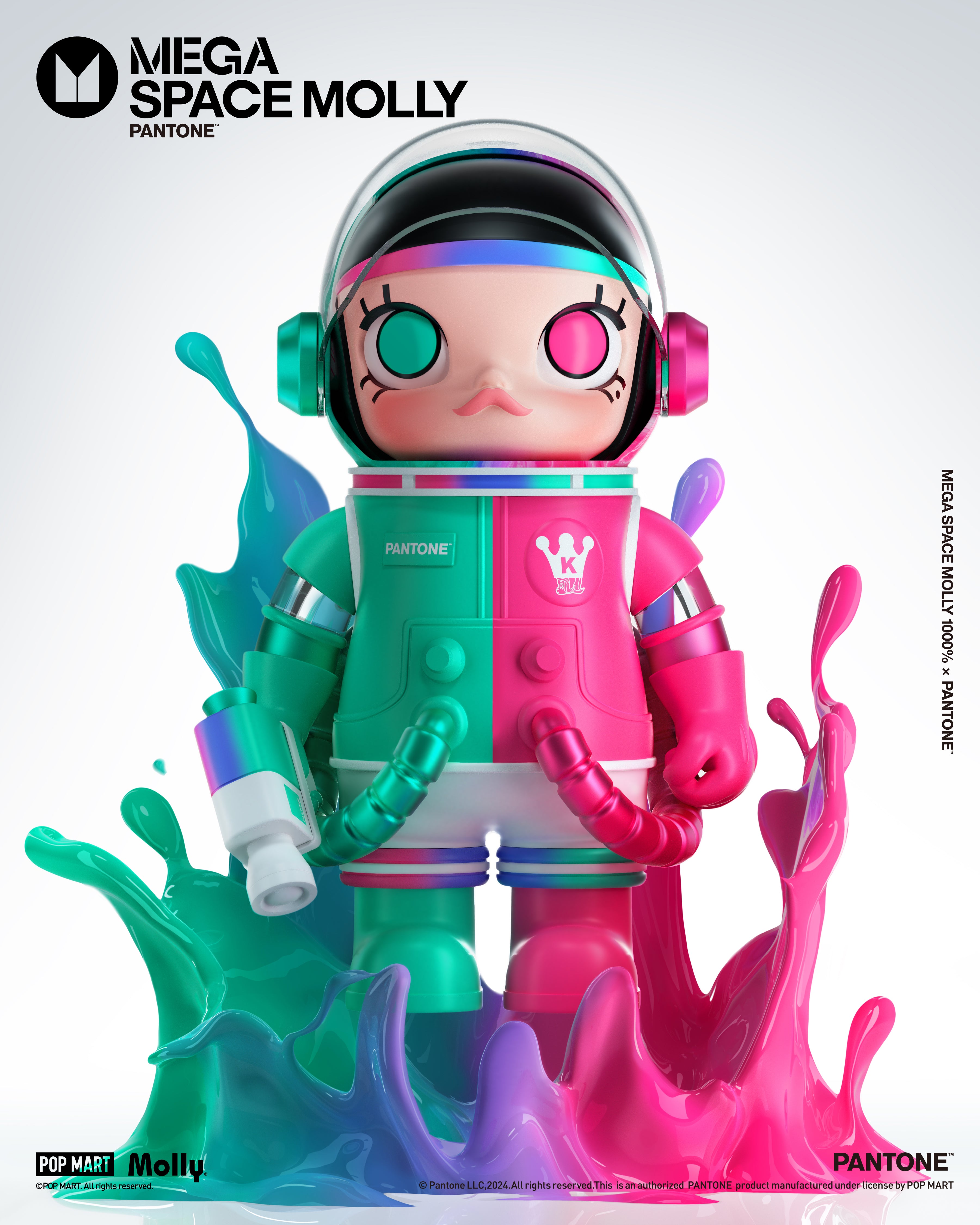  POP MART MEGA SPACE MOLLY 1000% PANTONE、mySite、greenlandpopulation