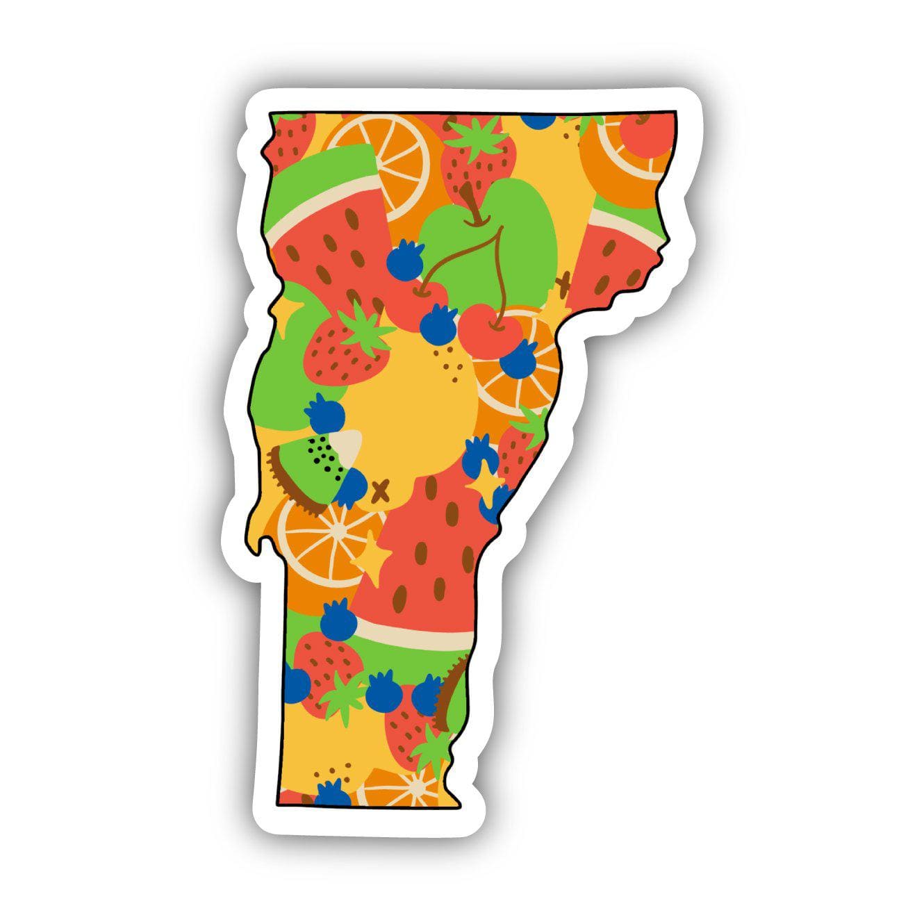  Vermont Fruit Pattern Sticker、mySite、elrpsem3k