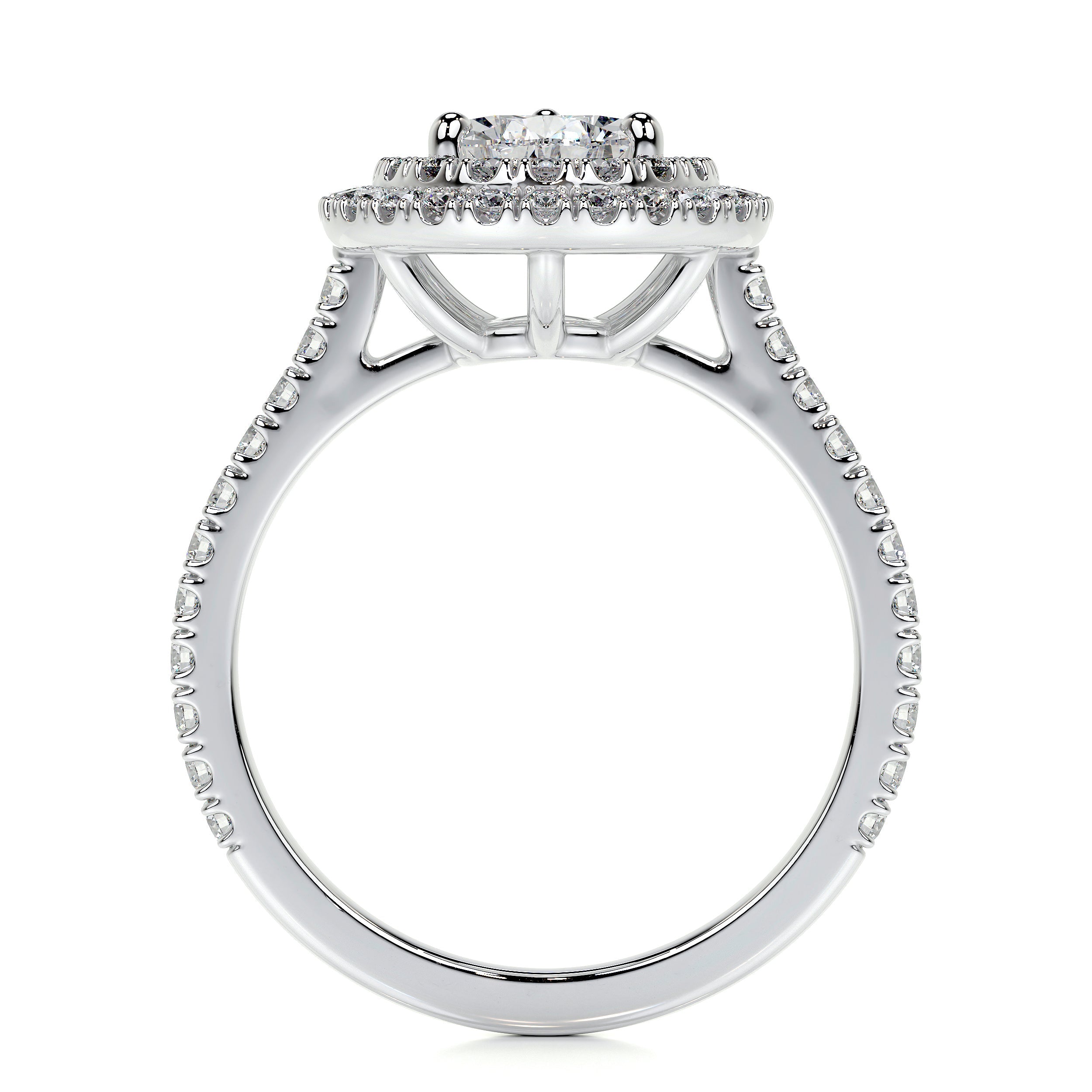 Gloria Lab Grown Diamond Ring -18K White Gold、mySite、hinf8tx79