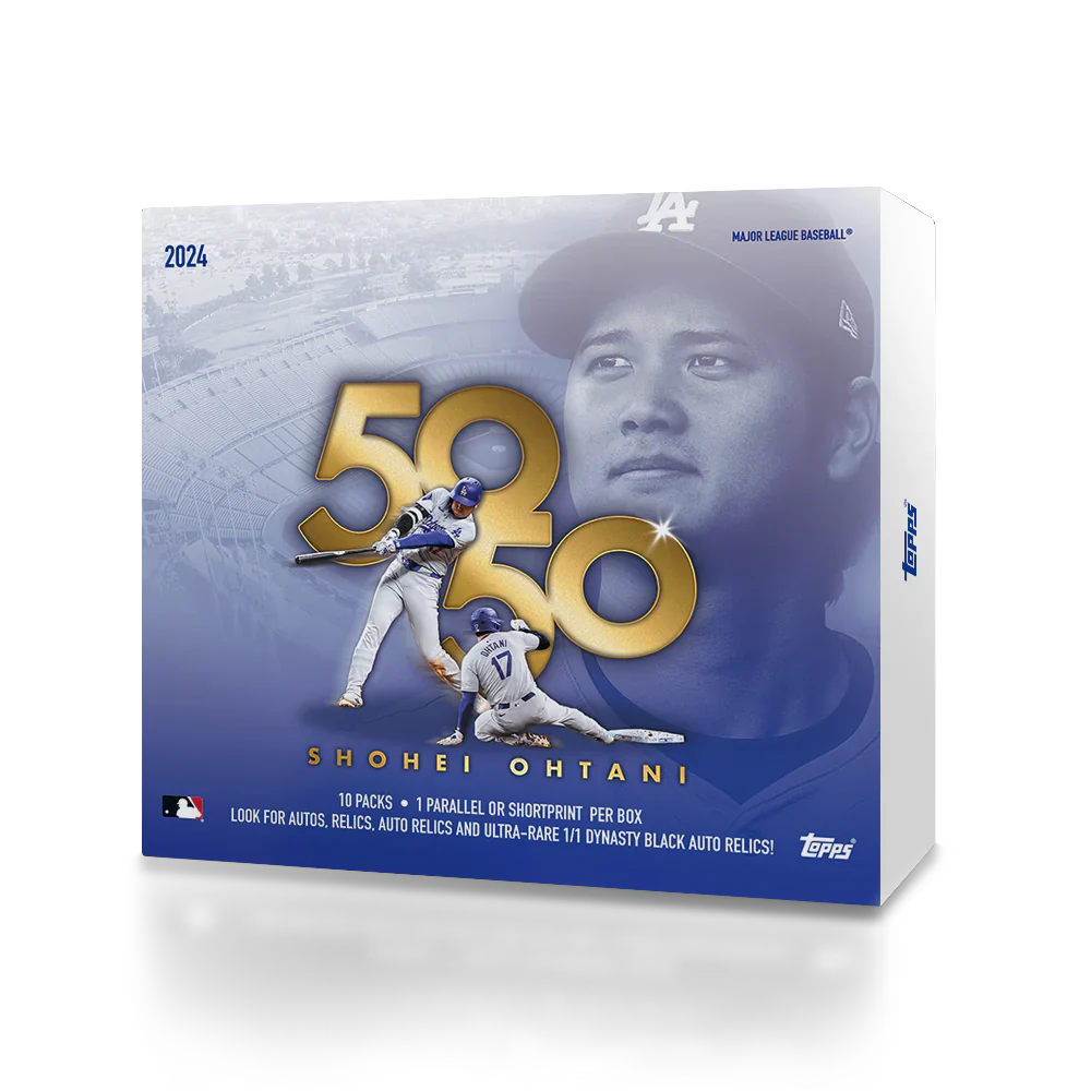 Topps Shohei Ohtani 50/50 Baseball 2024 - 10-Pack Box、mySite、waistdrama