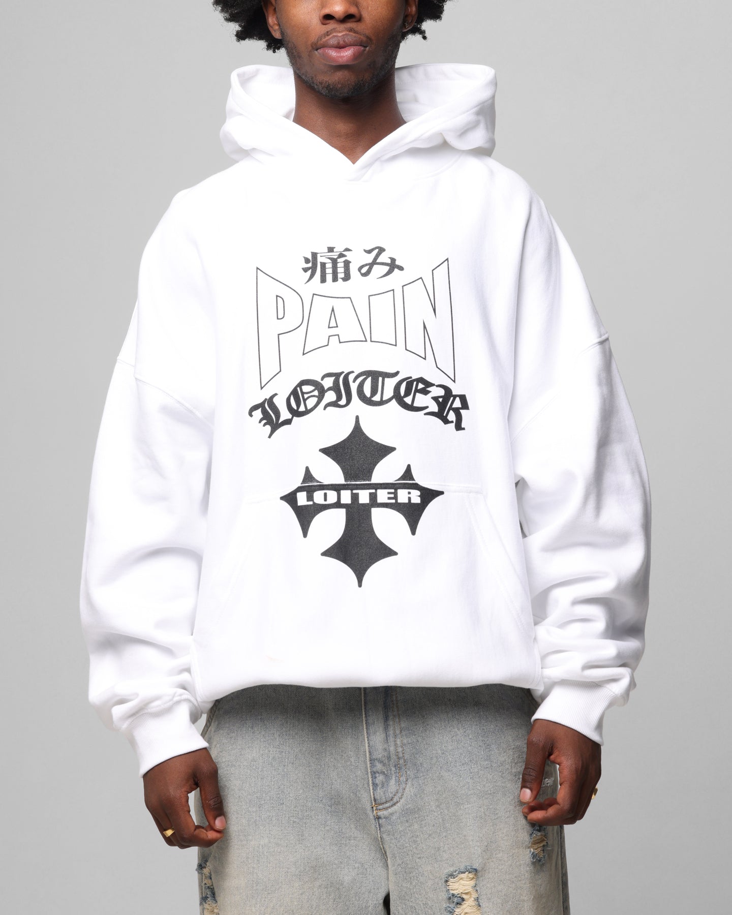 Loiter Ultimate Pain Hoodie White、mySite、zt4zffjzw
