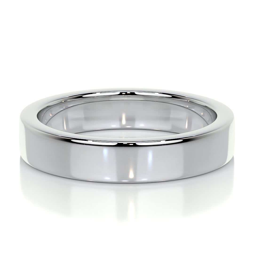 Peter Men's Wedding Band -18K White Gold、mySite、hinf8tx79