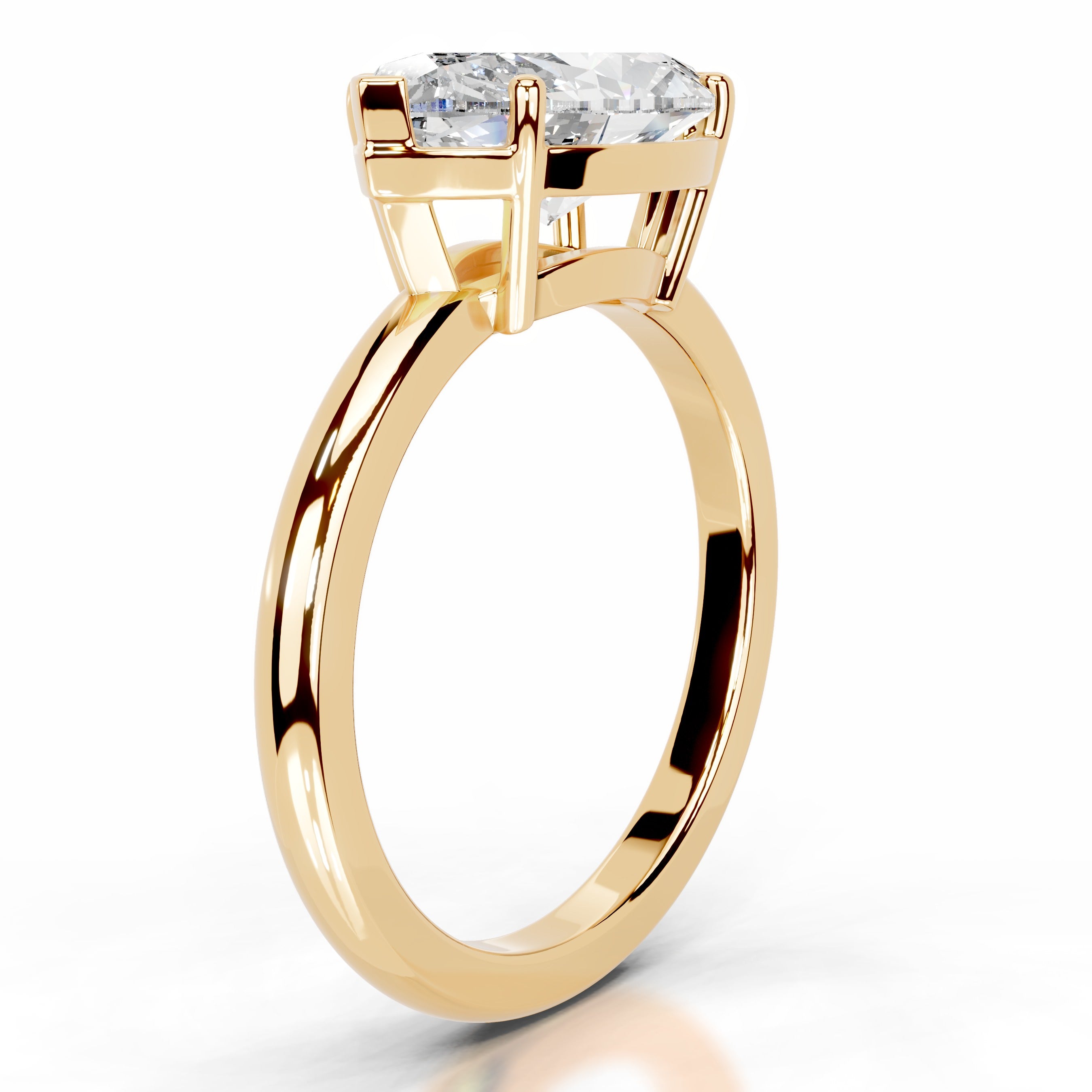 Miriam Diamond Engagement Ring - 18K Yellow Gold、mySite、hinf8tx79