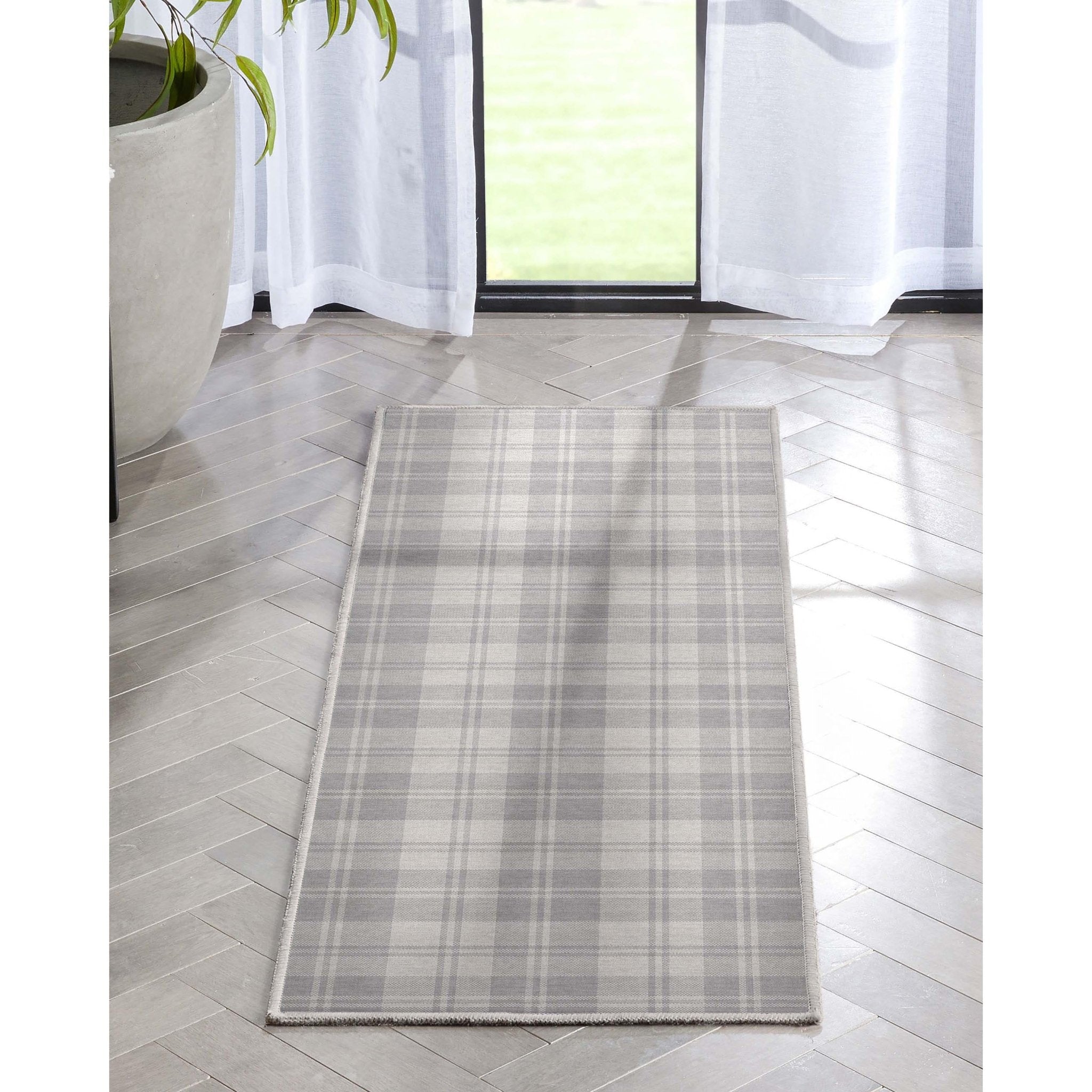Plaid Modern Geometric Boxes Flat-Weave Rug、mySite、gigharbornorthrealestate