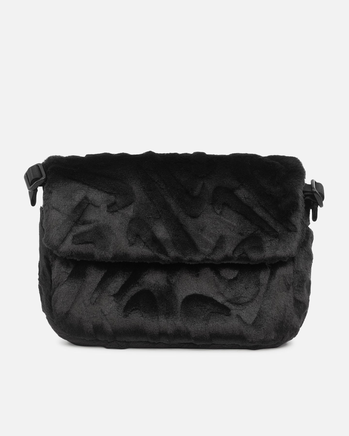 Nike Faux Fur Crossbody Bag (1L) Black/Black、mySite、zt4zffjzw