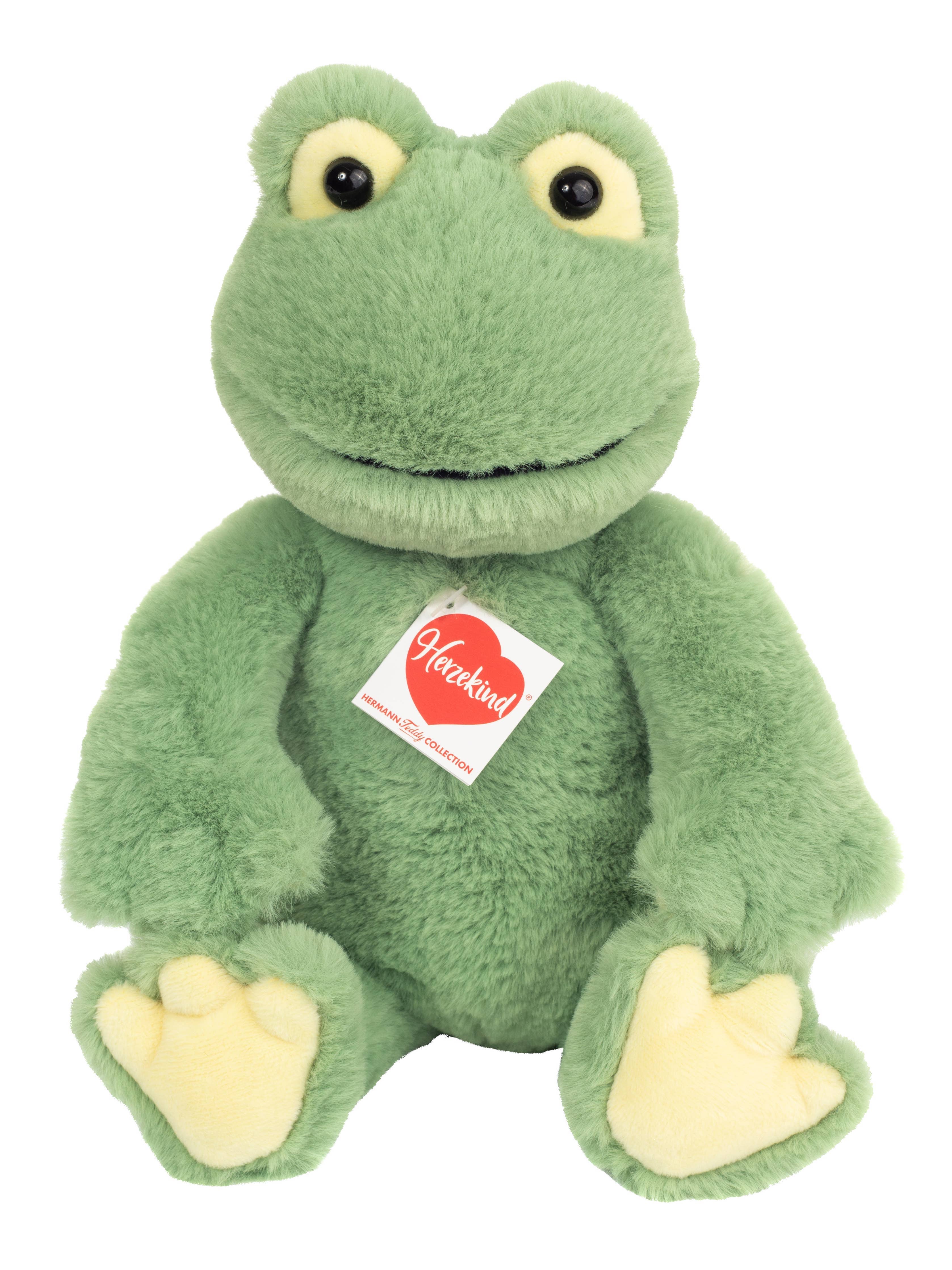 Frederik the Frog Eco Friendly Plush Floppy Froggy 32 cm by Teddy Hermann、mySite、g9winljtr