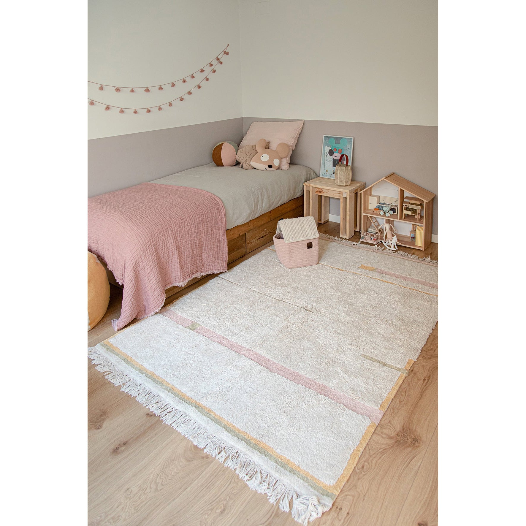 Eco-City Lanes Vintage Nude Washable Area Rug、mySite、gigharbornorthrealestate