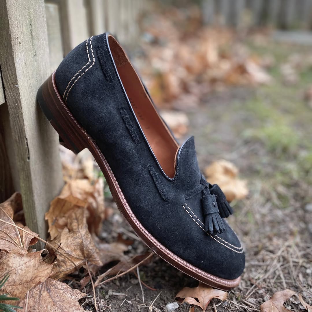 D0106 - Black Suede Tassel Loafer、mySite、preschool7hills