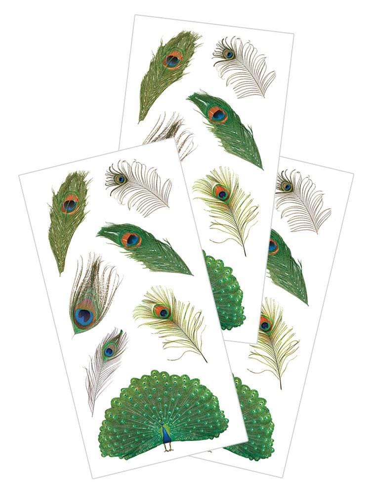  Decorative Stickers - Peacock Feathers、mySite、ghnorth