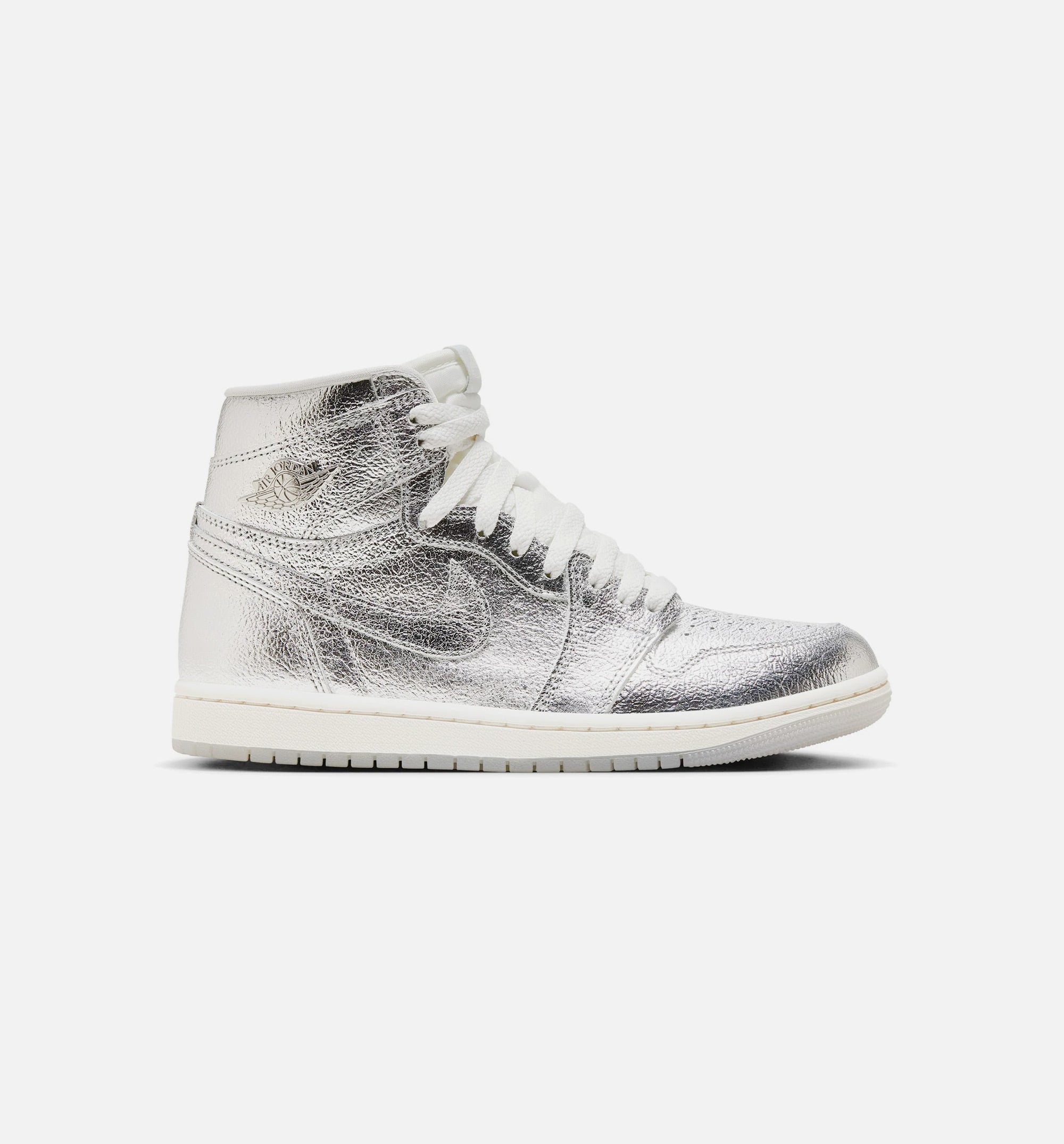 Air Jordan 1 Retro High OG Chrome Womens Lifestyle Shoe - Metallic Silver/Photon Dust/Sail、mySite、dreamappss